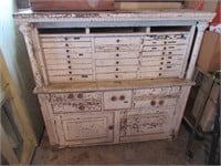 Antique Wooden Cabinet (43 1/2 x 46)