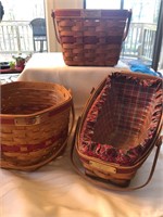 Christmas Longaberger Baskets