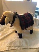 Handcrafted Wooly Lamb