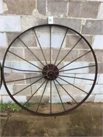 Iron Hay Rake Wheel ( 55" Tall)