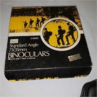 vintage pair sears binoculars in box