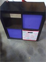 4 Cube  storage shelf