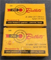 Speer .25 Caliber Bullets