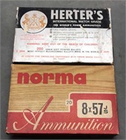 Norma & Herter's 8mm Mauser Ammo