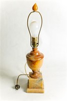 BROWN MARBLE LAMP
