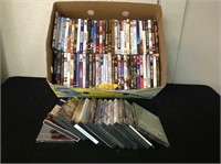 Box of DVDs including The Lone Ranger,
