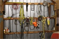 ROPE, SAW, BUNGEE CORDS, HINGES ETC.
