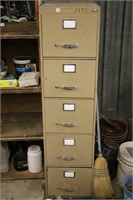 5 DRAWER LETTER FILE CABINET