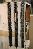 GROUP OF ASSORTED CHAINSAW CHAINS