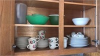 Cabinet Contents - Matching Stoneware Set!!