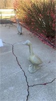 Pair of Concrete Geese