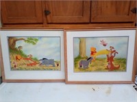 Winnie the Pooh pictures framed 21x17