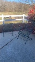 Wrought iron patio furniture