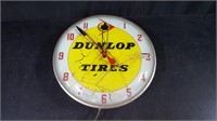 DUNLOP TIRES CLOCK - NOT WORKING