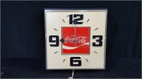 COCA COLA PLASTIC CLOCK