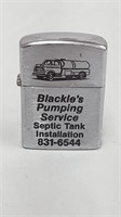 VINTAGE BLACKIE'S PUMPING SERVICE LIGHTER