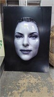 LARGE 3D LADY FACE WALL HANGING