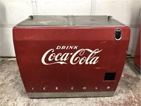 VINTAGE COCA COLA CHEST COOLER WITH LID