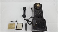 ANTIQUE COIN OPERATED PAY PHONE