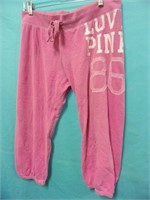 Pink Size Large Capri Sweats