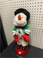BATTERY OPERATED SNOWMAN