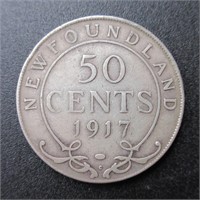 1917 50c NEWFOUNDLAND