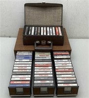 Lot  of Rock Cassettes w/cases