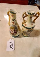 Set of 2 Mini German Vase - Chipped