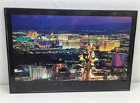* Las Vegas print at night 36x24 Light up sign  No