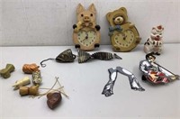 * Thrift lot clocks, Mobile, Fish Wind Chime