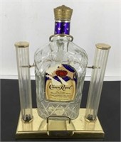 Crown Royal Tilt-N-Pour bottle w/cradle Empty