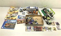 Assorted Lego's w/ trading cards and manuals Most