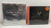 (2) Sealed Harley Davidson books Sound on one