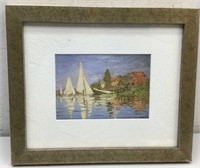 Framed/matted print Clayd Monet 13x11 OSF