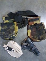Holsters and belt pouch