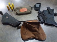 Gun holsters , pouch , ammo