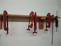 Shelf Lot of Clamps