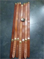 Bianchi leather belts / Rem belt buckle