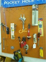 Contents of Tools on Pegboard