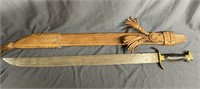 Small Sword with Leather Sheath