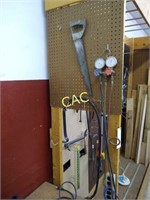 Contents of Items on Side Pegboard