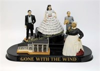 GONE WITH THE WIND FIVE PIECE RESIN FIGURAL SET