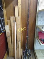 Lot of Fishing Poles (Approx. 10-15)