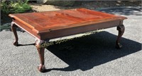 THOMASVILLE MAHOGANY BANDED COCKTAIL/COFFEE TABLE