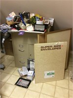 Filing Cabinet and Office Supplies