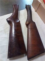 Wood gun handle