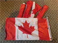 5 CANADIAN  HOLE FLAGS