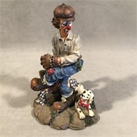 Young's Sparky The Baseball Clown Figurine