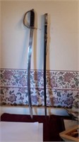 Sword and Case. 34" Long