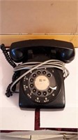 Vintage Black Rotary Phone.